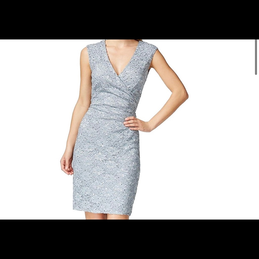 Grey Dress with Sequin